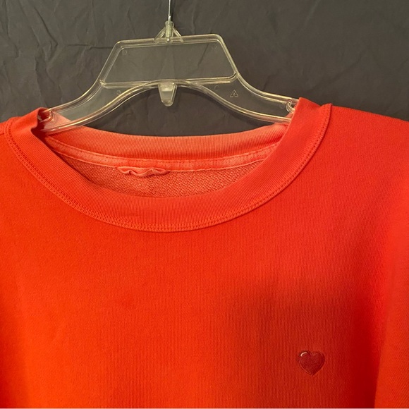 Aerie Real Crew Sweatshirt; Resort Red; XXL; Like New - Picture 5 of 10